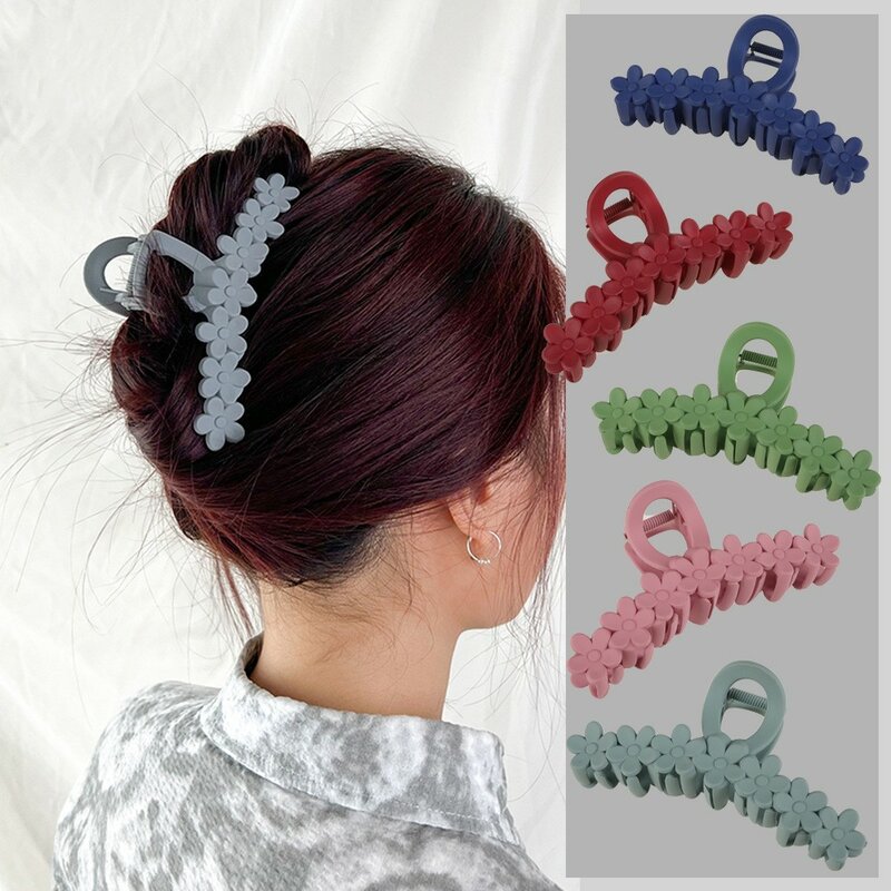 Vários estilos de moda nova grande geometria flores clipe hairpin barrettes para feminino menina acessórios headwear hairclaw atacado