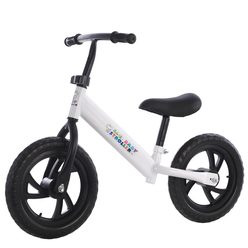Nowa zewnętrzna deskorolka elektryczna dla dzieci składana 1-3-6 lat dwukołowy skuter koło z pianki wózek bez pedałów rowerowa zabawka