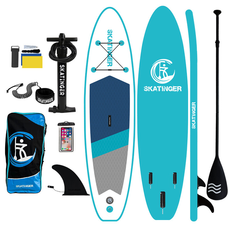 Skatinger-Tabla de paddle inflable, tabla de surf antideslizante, OEM/ODM, precio barato