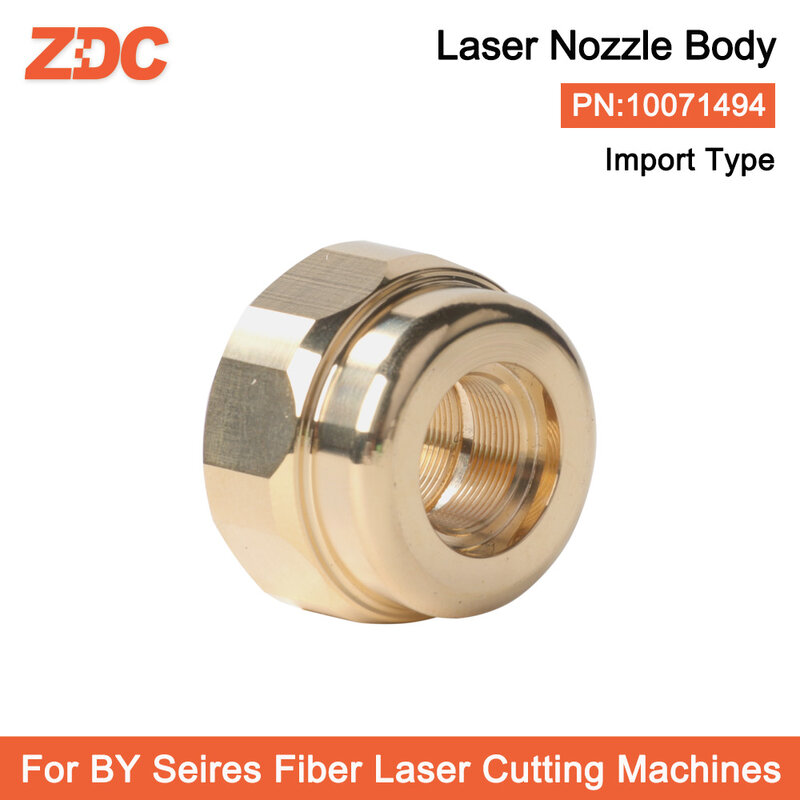 ZDC-boquilla láser tipo Importación, 10 unidades/lote, cuerpo PN 10071494 para máquinas de corte por láser de fibra