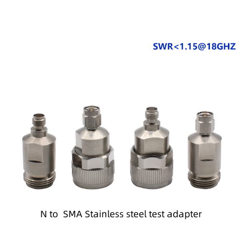 High frequency test N to SMA adapter N Male Female to SMA Male Female stainless steel test connector 18G