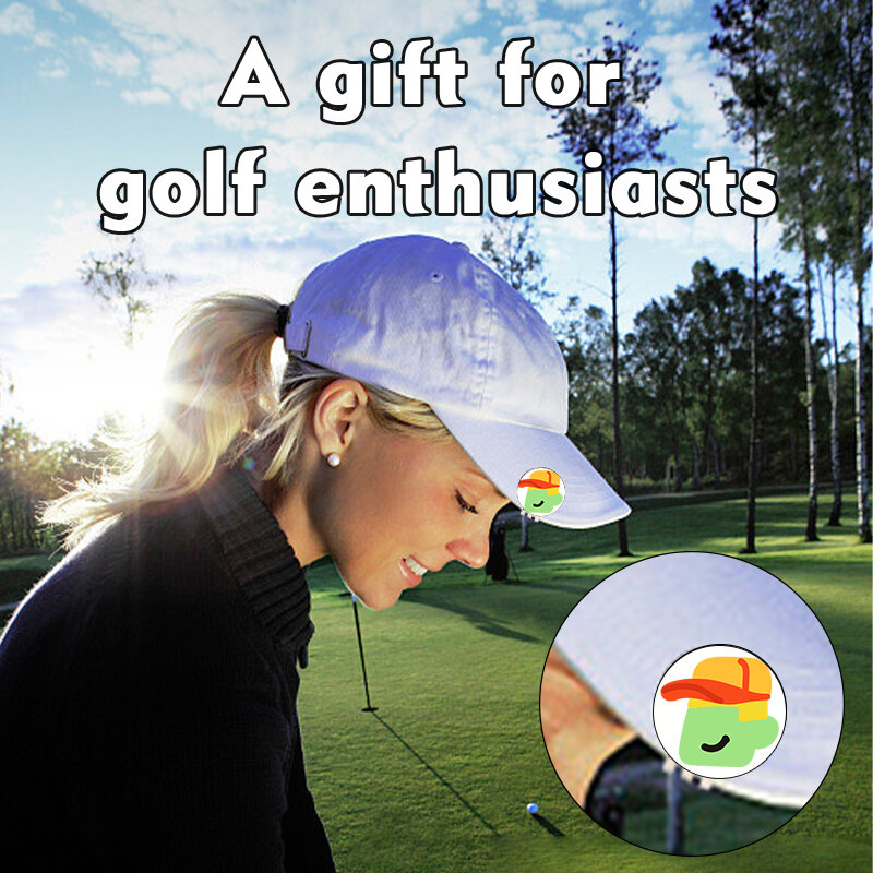 Golf Club com Clipe Cap Magnetic, Golf Acessórios e Equipamentos, Personalizável Bola Marcadores, Fun Decorações