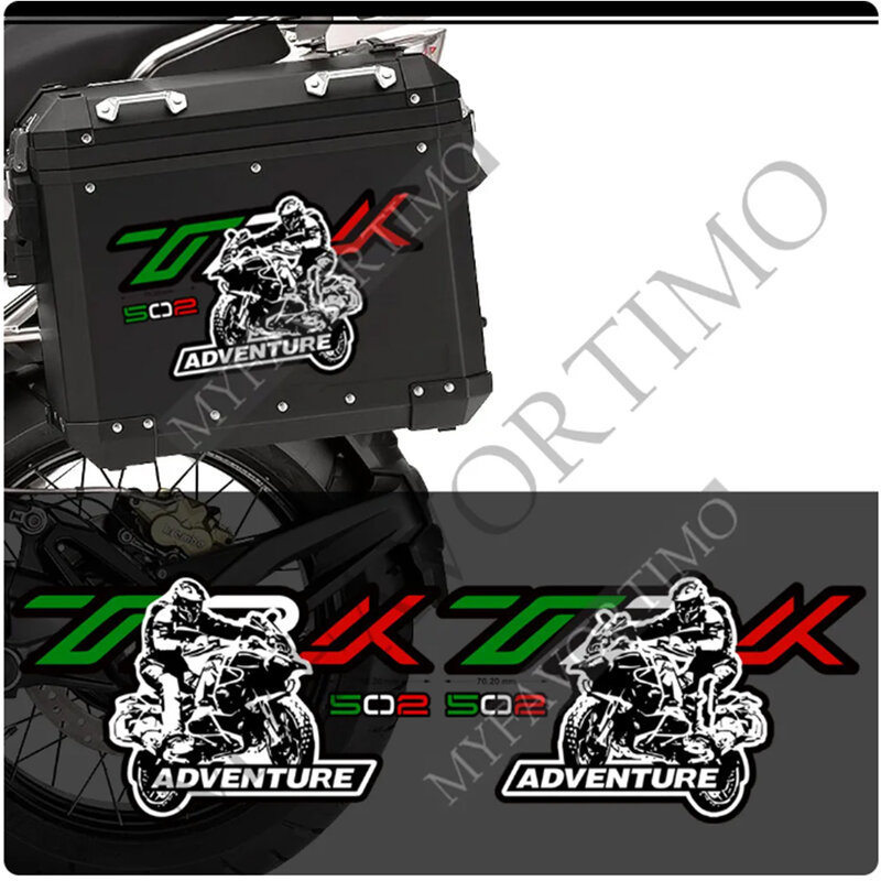 Мотоциклетный багажник чемодан коробки Panniers Алюминиевые Верхние боковые наклейки для Benelli TRK502 TRK 502 Приключения