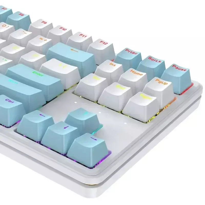 IROK NA 87 Keyboard Gamer mekanik berkabel, Keyboard sakelar magnetik Backlight RGB Hot-swap hadiah Keyboard Gaming HIFI Customizion