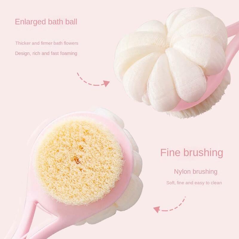 Body Scrubber Long Handle Bath Brush Exfoliating Shower Skin Cleaning Tools Shower Exfoliating Accessories Skin Massager
