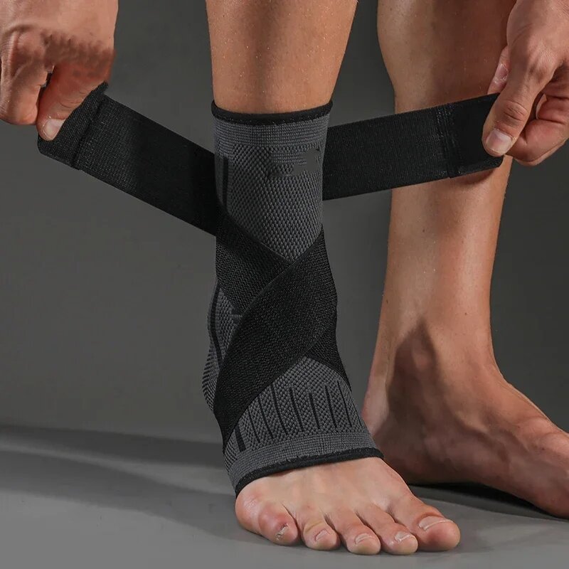 Sangle de protection élastique pour les pieds, bandage pressurisé, support de rinçage, fitness, sport, badminton, accessoire de gym, 1 pièce