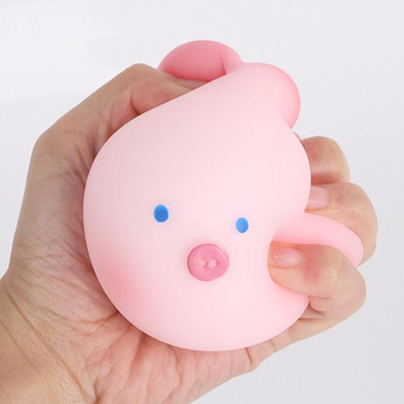 Squeezing Toy Pig Rabbit Decompression Toy Lovely Pink Toys Squeeze Toys Soft Slow Stress Fidget Rebound Relief S9D5