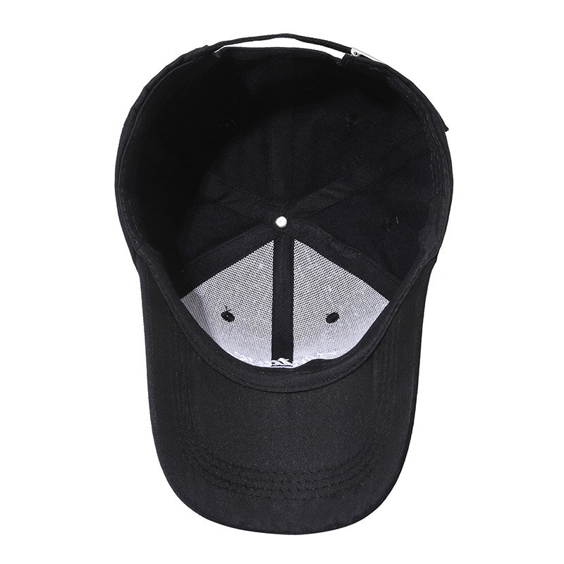 Gorra de béisbol con letras bordadas en 3D, ajustable, estructura, perfil medio, Material de algodón, Unisex