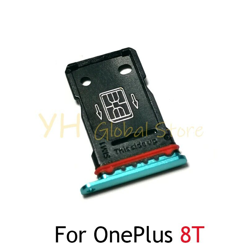 Suporte da bandeja do slot do cartão SIM, peças de reparo, apto para Oneplus 8, 8T Pro, 1 + 8, 1 + 8Pro, 5pcs