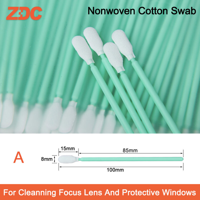 100Pcs/Lot Nonwoven Cotton Swab Size L70/100/121/160mm Dust-proof For Cleanning Focus Lens And Protective Windows Free Shipping