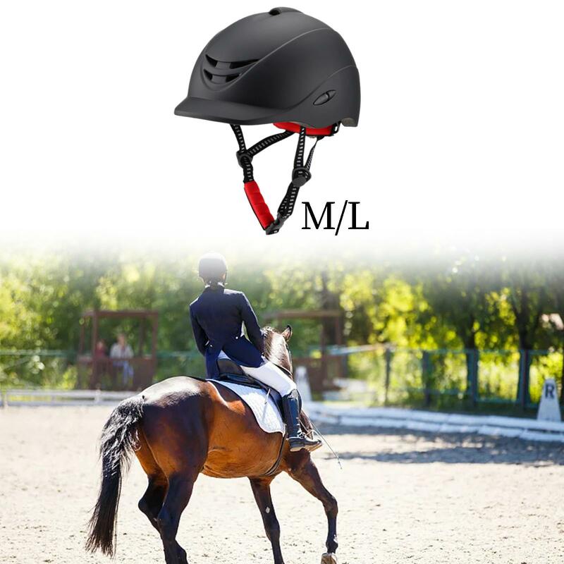 Starter Equestrian Hat Breathable Adjustable Lightweight Riding Hat Outdoor Sports Hats Cap for Riding Outdoor Performance