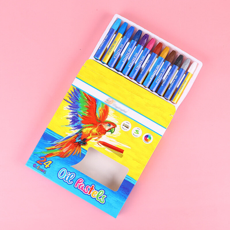 12-36 Buntstifte Stick Öl Pastell Kunst Stift Farben Bleistift Wachs Buntstifte für Kinder Zeichnung Farbe Graffiti Stift Kunst liefert
