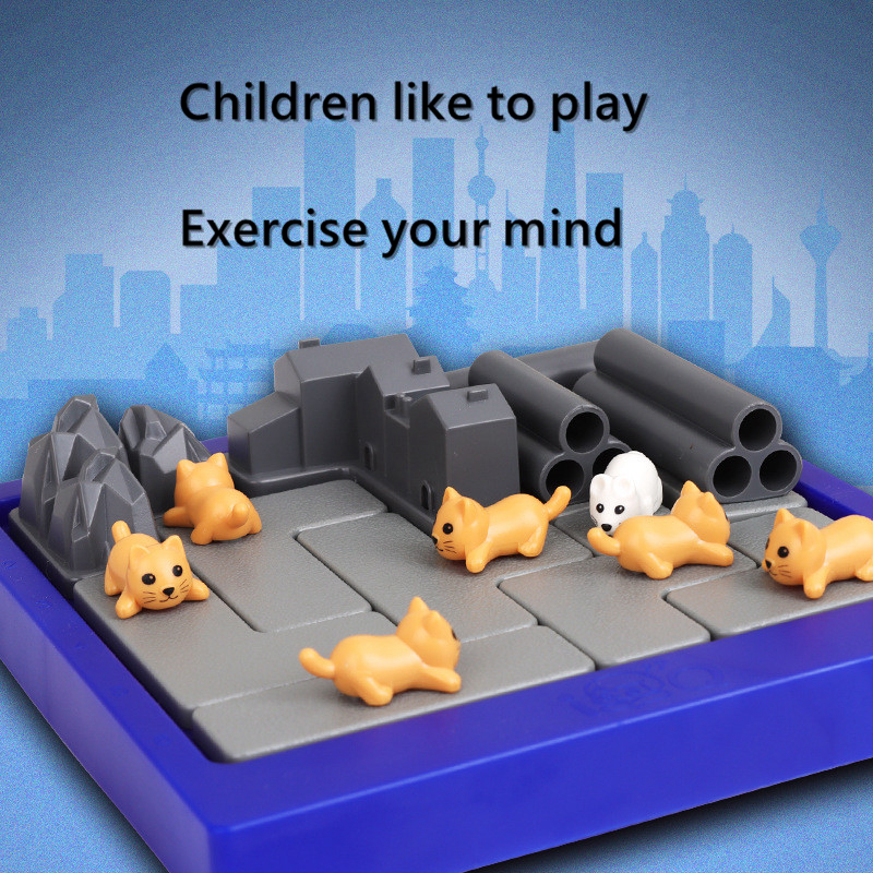 Auto Huarong Road Toys Puzzelontwikkelingsspeelgoed Dat Auto 'S Uit De Bibliotheek Verplaatst Wiskundige Logische Denktraining Voor Kinderen