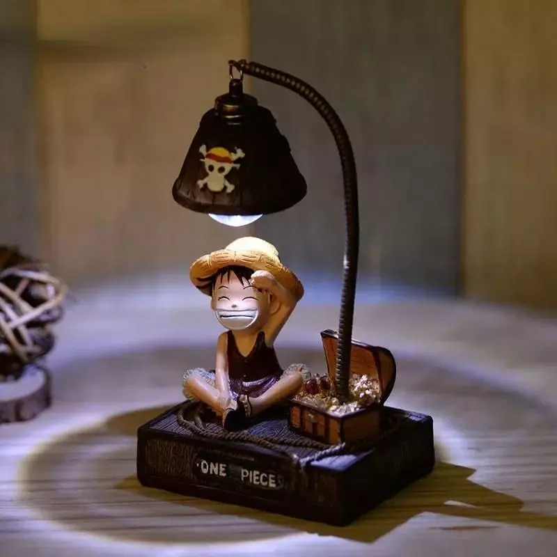 Jednoczęściowy Luffy wysokiej jakości animacja peryferyjna kreskówka śliczny pulpit nocne dekoracje świetlne nauka biuro unisex urodziny prezent