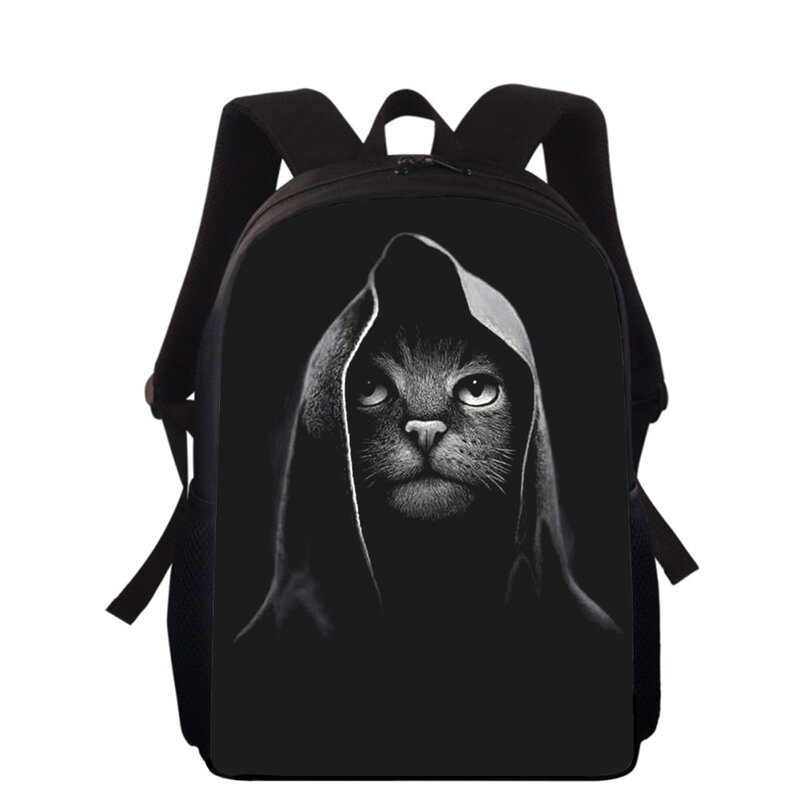cute pet Cat 15” 3D Print Kids Backpack Primary School Bags for Boys Girls Back Pack Students School Book Bags