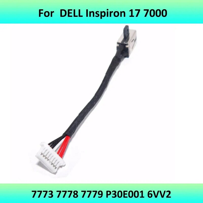 Dc Power Jack Socket Kabel Connector Voor Dell Inspiron 17 7000 7773 7778 7779 P30e001 P30