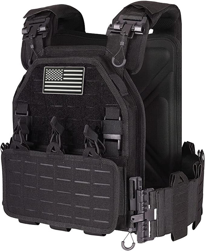 cut tactical vests, molle plate carrier quick release vest outdoor cs paintball protection vests