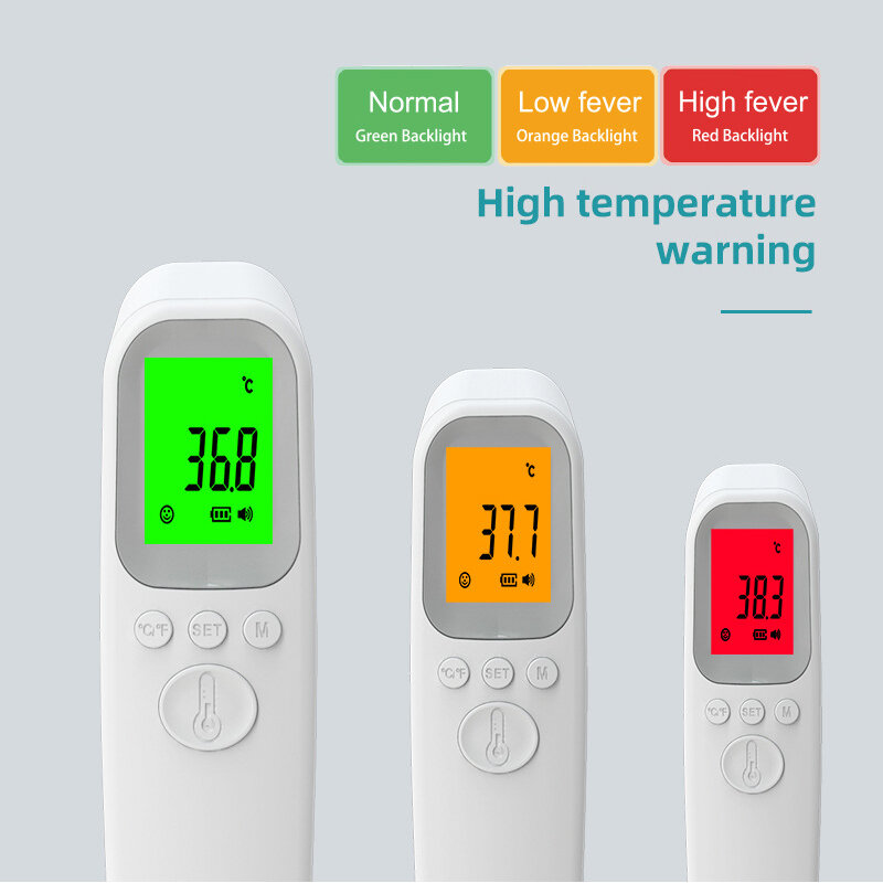FTW01 Infrarood Koorts Thermometer Medische Huishouden Digitale Zuigeling Volwassen Non-contact Laser Lichaamstemperatuur Oorthermometer