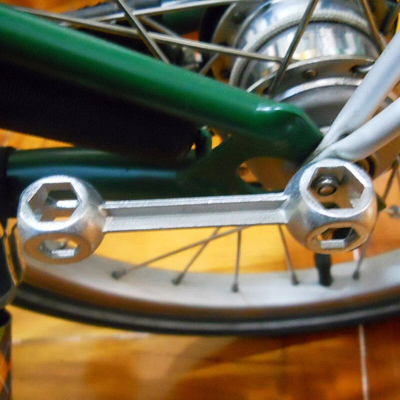 أداة إصلاح الدراجة مفتاح ربط سداسي من نوع العظام مع 10 فتحات 6-15 مم