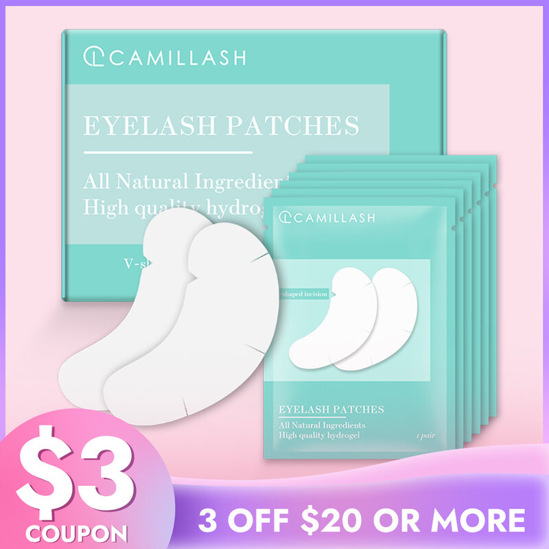 Comelylash 자신의 브랜드 20/50/100 Pairs 고품질 EyePads 속눈썹 확장 종이 스티커