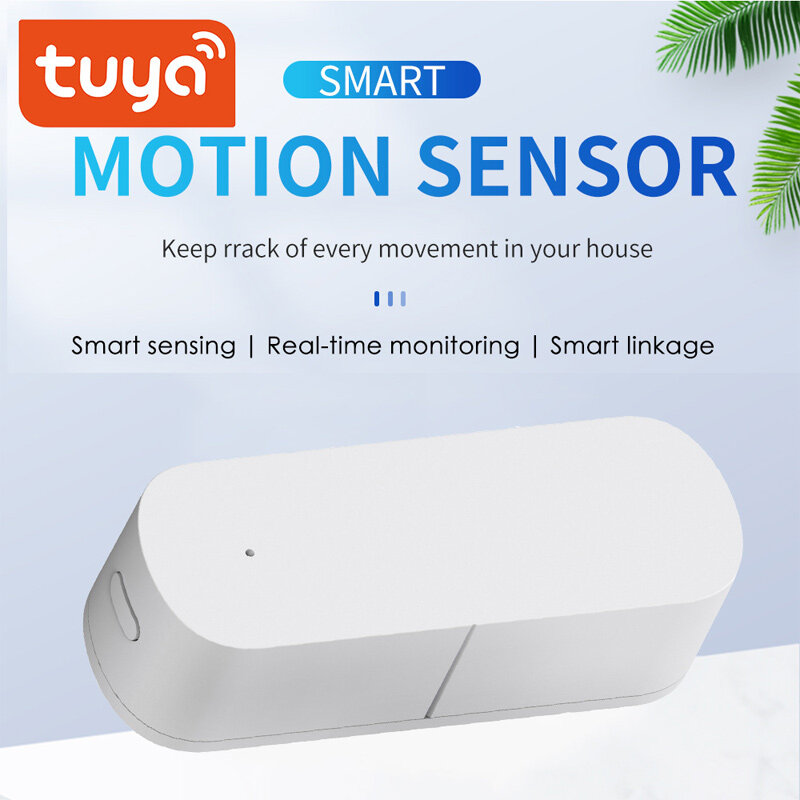 Graffiti ZigBee Vibration Detector Tuya Smart Motion Sensor Anti Theft Alarm Door Window Table Safe Real-time Monitoring