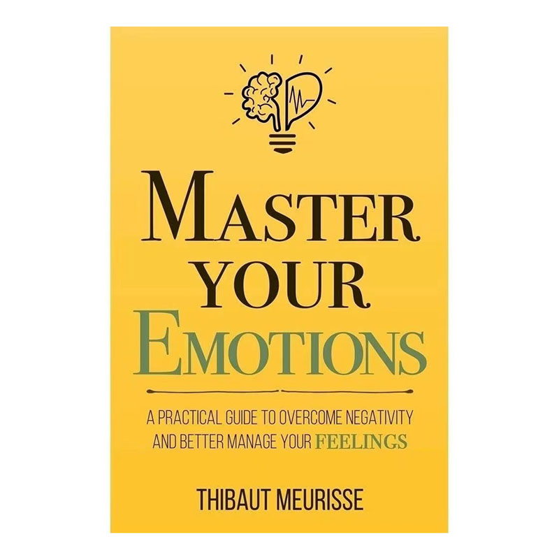 Domine suas emoções por Thibaut Meurisse, literatura inspiradora, livro romance, obras para controlar emoções