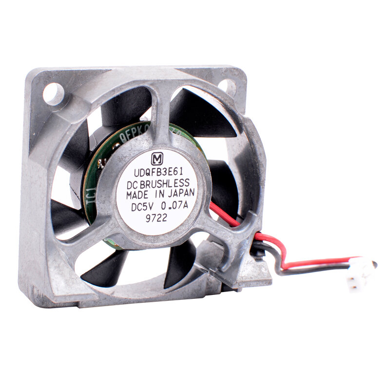Ventilador de refrigeração de fluxo axial de alumínio, UDQFB3E61, 255194-001, 3cm, 30mm, 30x30x10mm, DC5V, 0.07A, apto para compaview 1560D Router