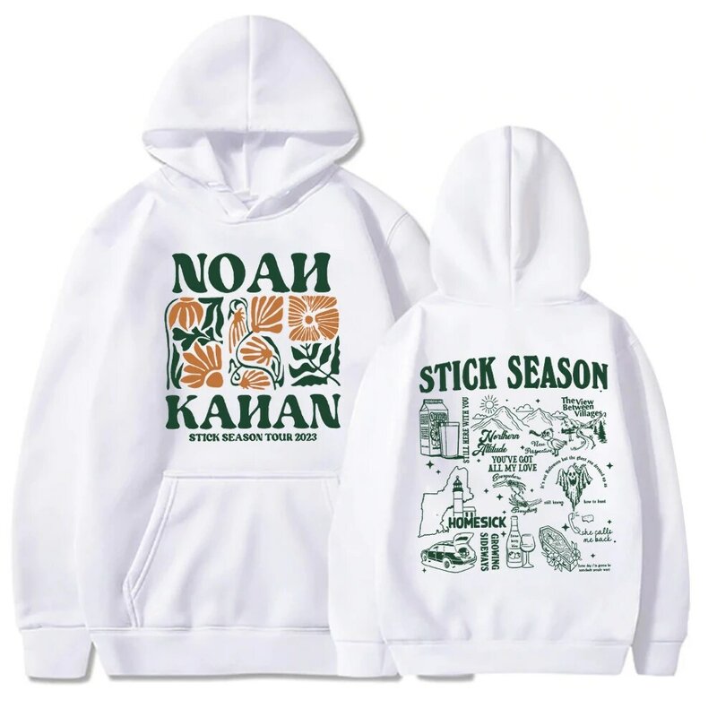 Noah Kahan Hoodie Noah Kahan Stok Seizoen Tour 2023 Hoodie Noah Kahan Merchandise Cadeau Voor Fan Pullover Tops Streetwear Unisex