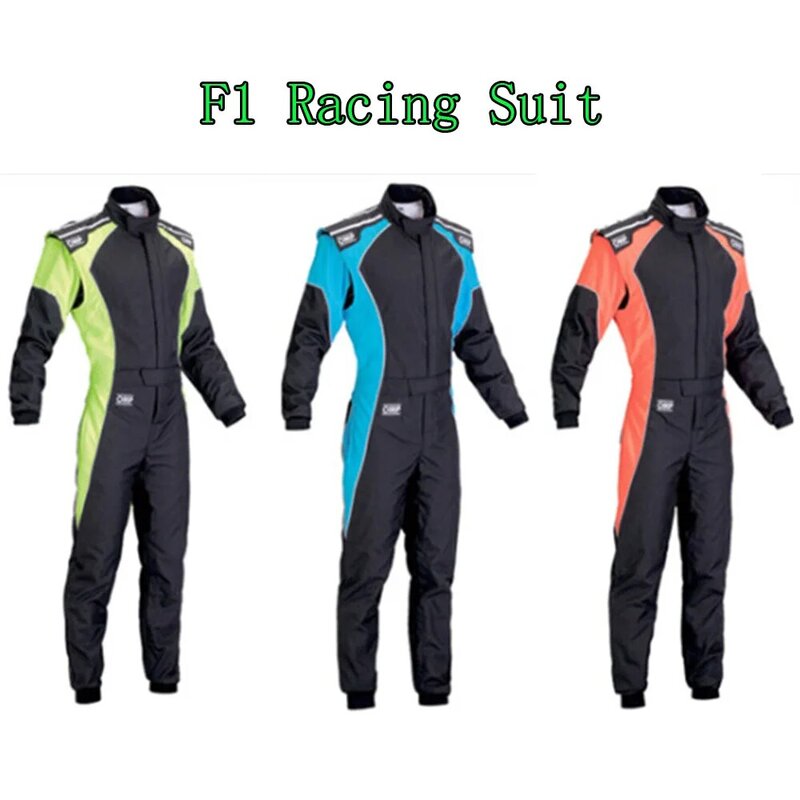 Traje de carreras F1 para hombres y mujeres, mono de Karting para adultos, traje de motocicleta todoterreno impermeable, traje de entrenamiento ATV, chaquetas de una pieza