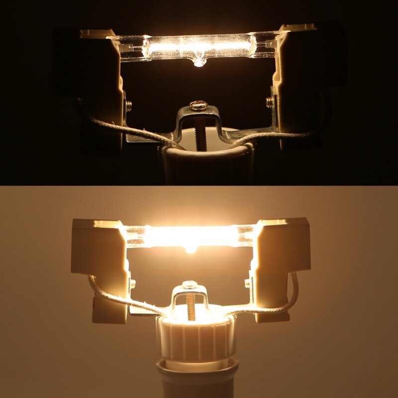 150W 조광 가능 에너지 절약 따뜻한 흰색 텅스텐 선형 전구 이중 종료