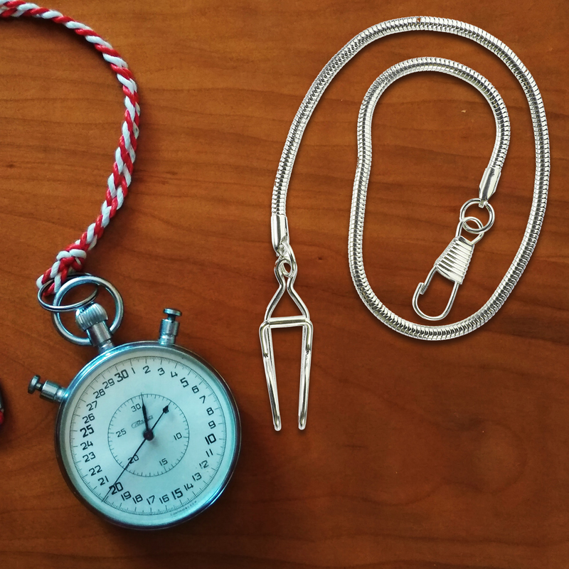 Cadena de reloj de bolsillo Retro, cadena de reloj de aleación, accesorios de reloj