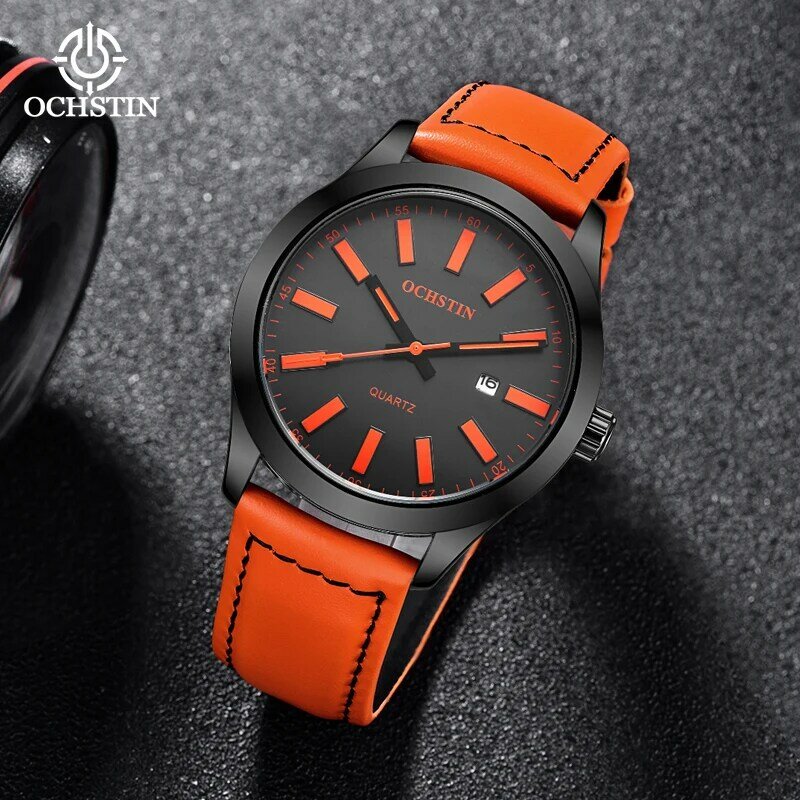 ochstin new 2024 innovative nylon series simple versatile quartz movement waterproof watch men's quartz watches