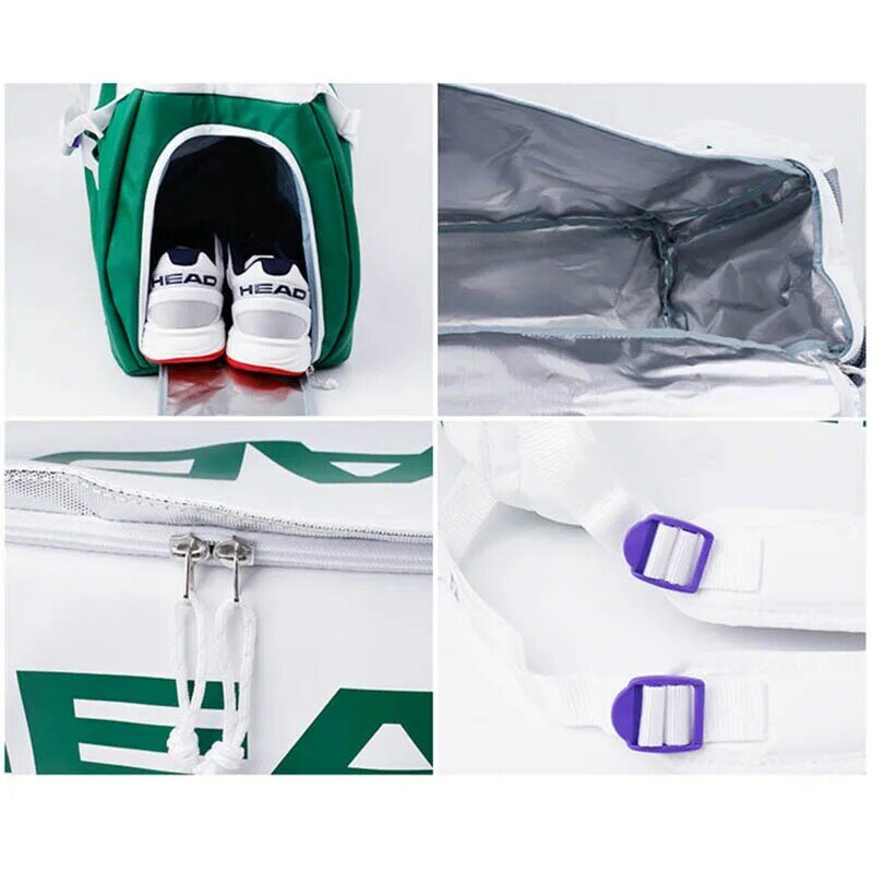 HEAD Grassland Series Duffle bag Limited Tennis Bag Match Bag Indenpentdent Shoe Compartment