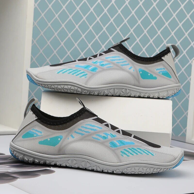 Summer Elastic Quick Dry Aqua Shoes Beach Women Unisex Swimming Water Wading Shoes Outdoor  Beach Shoes Yoga Fitness Sport Shoe