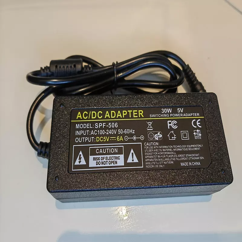 Adaptador de corriente AC/DC, SPF-506 Original y nuevo, 50-60HZ, AC100-240V