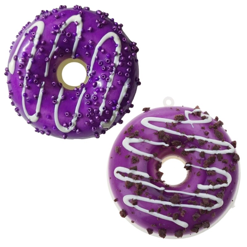 Faux Donut Realistic Artificial Dessert Toy Decorations New Years Party Favor