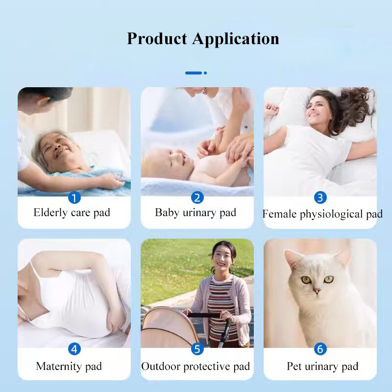 10 pz 60*90CM medico monouso per adulti assorbenti per incontinenza paziente Underpad lenzuolo materassino per maternità
