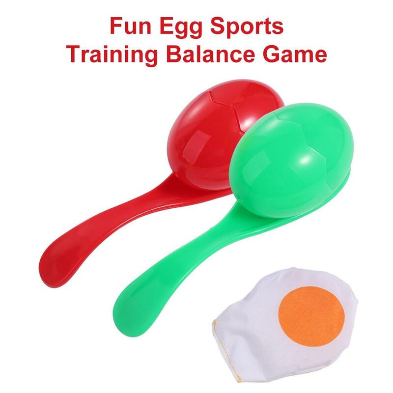Attrezzature per bambini Jump Activity Toy Running Game Training Balance Sensory Play Game Early Education Balancing Spoon Game