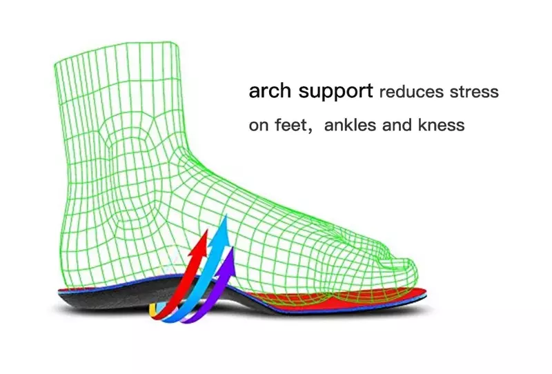 Profesjonalna wkładka podpierająca sklepienie stopy korektor płaskostopie poduszka ortopedyczna poduszka rowerowa sportowe wkładki do biegania