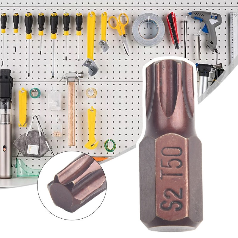 30mm Torx Electric Screwdriver Bits Hex Shank Batch Head  Bits Tools T20/25/30/40/45/50/55 High Hardness Bits