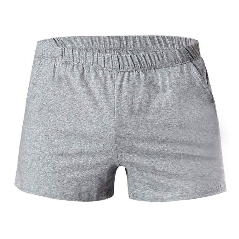 Casual Summer Man Sleep Bottoms Shorts tinta unita traspirante morbido cotone pantaloncini pantaloni per uomo Sleepwear abbigliamento da notte