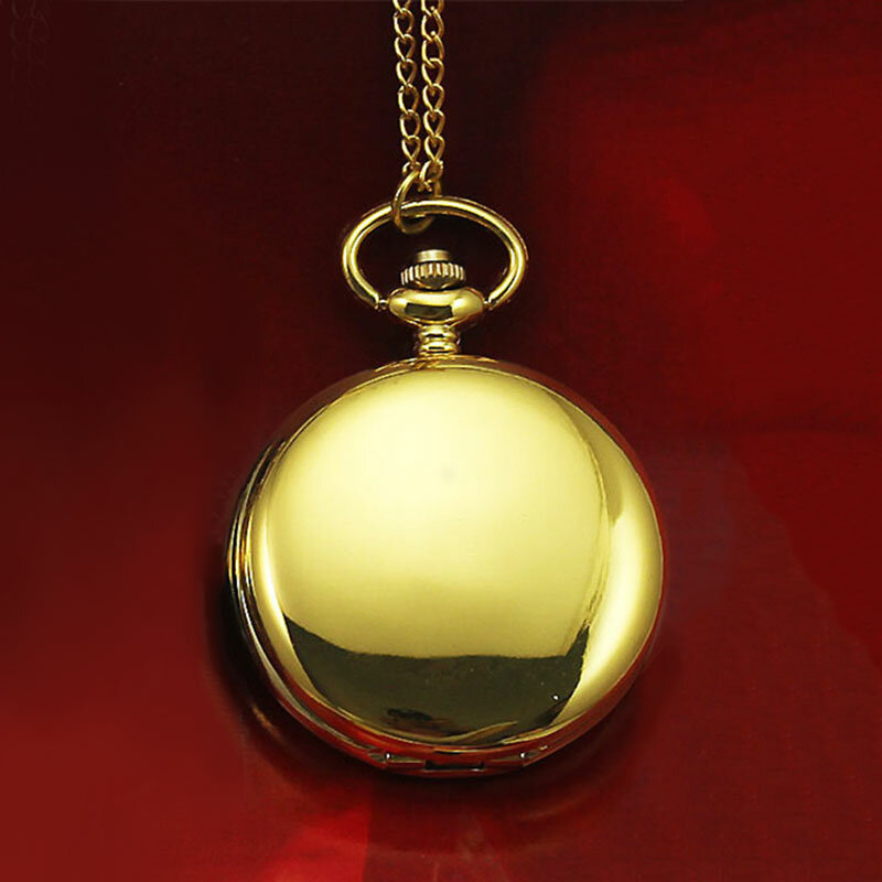 Классические полированные кварцевые мужские часы 4,5 см с ожерельем, подарок, кварцевые часы