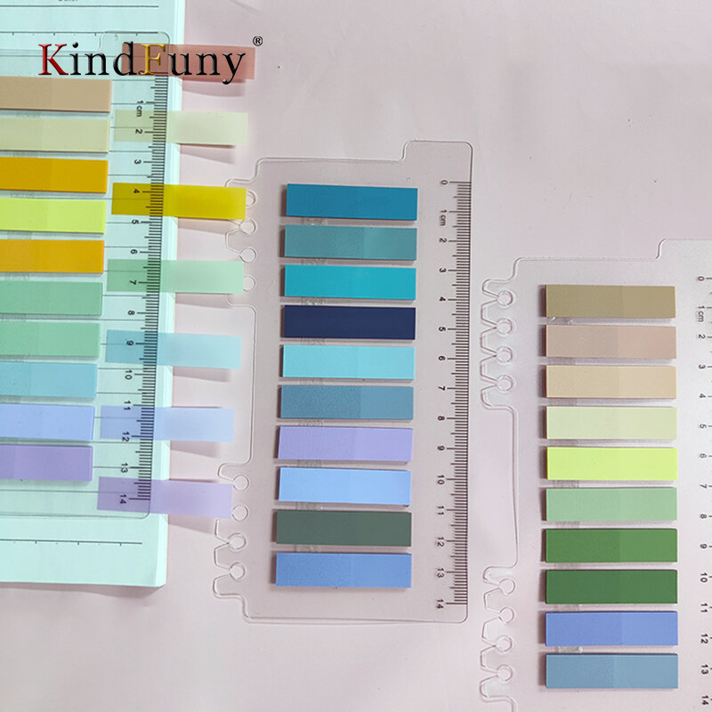 KindFuny 200 листов, цветной самоклеящийся блокнот для записей, Стикеры для записей, Стикеры для записей, офисные и школьные принадлежности