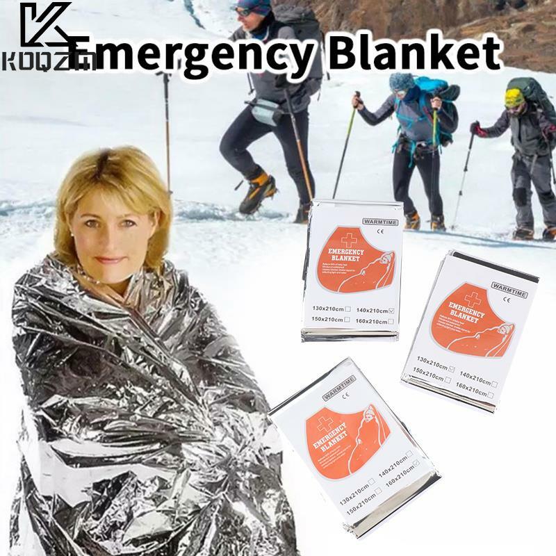 Manta de rescate de emergencia impermeable al aire libre, mantener el calor, manta de supervivencia, aislamiento, protector solar