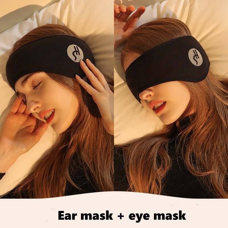 Zimowe ciepłe nauszniki dla kobiet regulowana maska na oczy do spania Outdoor Travel kolarstwo nauszniki nauszniki Eye Over 2 w 1