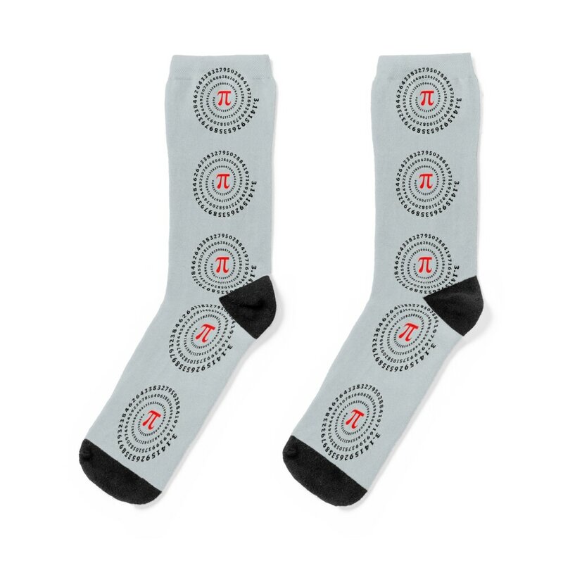 Pi, π, spiral, Science, Mathematics, Math, Irrational Number, Sequence Socks cool Sports Novelties Socks For Man Women's