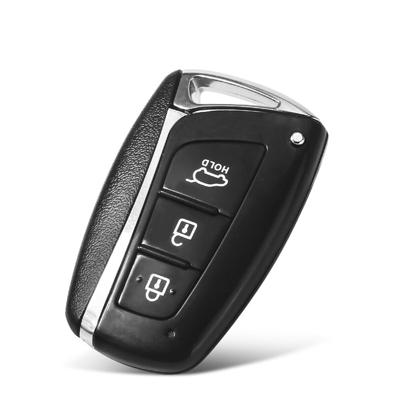 KEYYOU sarung kunci mobil Hyundai Santa Fe Azera Equus Genesis Auto Remote Fob suku cadang tanpa potongan pisau pengganti sarung kunci mobil