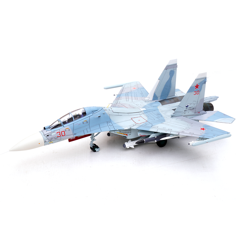 Die cast Rusia SU-30 jet tempur militer tempur 1:72 rasio paduan model simulasi koleksi ornamen