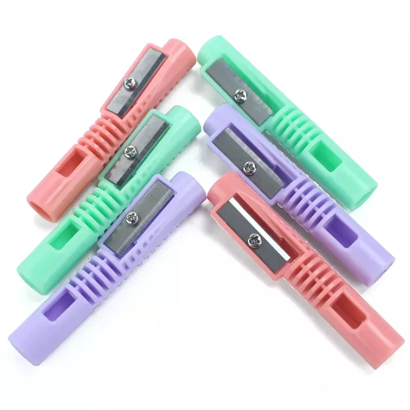 Extensor de lápiz de color Macaron, modelado de silbato, sacapuntas multifuncional portátil, 241A(MC)