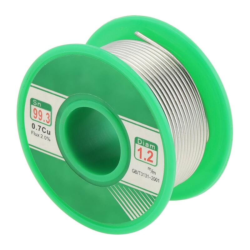 0.8mm 1mm 1.2mm 1.5mm 50g 100g Soldering Tin Wire Tin Sn99.3 Cu0.7 Rosin Core Low Melting Point Electric Soldering Iron